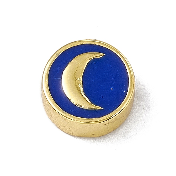 PandaHall Real 18K Gold Plated Brass Enamel Beads, Long-Lasting Plated, Cadmium Free & Lead Free, Flat Round with Moon, Blue, 11x4.5mm, Hole...
PandaHall Real 18K Gold Plated Brass Enamel Beads, Long-Lasting Plated, Cadmium Free & Lead Free, Flat Round with Moon, Blue, 11x4.5mm, Hole...