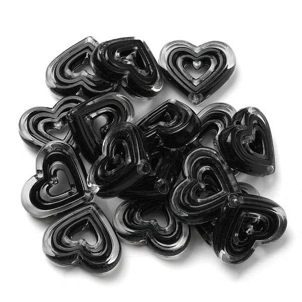 PandaHall Acrylic Beads, Bead in Bead, Heart, Black, 19.5x23x6mm, Hole: 3mm Acrylic Heart Black
PandaHall Acrylic Beads, Bead in Bead, Heart, Black, 19.5x23x6mm, Hole: 3mm Acrylic Heart Black