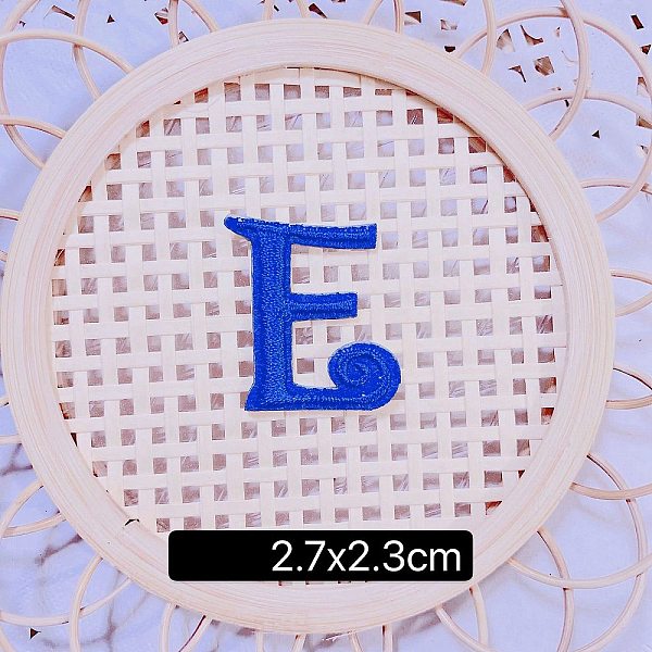 PandaHall (Clearance Sale)Computerized Embroidery Cloth Self Adhesive Patches, Stick on Patch, Costume Accessories, Letter, Blue, E:27x23mm...
PandaHall (Clearance Sale)Computerized Embroidery Cloth Self Adhesive Patches, Stick on Patch, Costume Accessories, Letter, Blue, E:27x23mm...