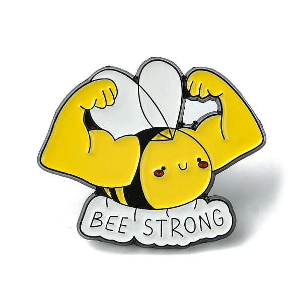 PandaHall Animal Enamel Pins, Black Alloy Brooches for Backpack Clothes, Bees, 25.5x30.5x1.5mm Alloy+Enamel Bees
PandaHall Animal Enamel Pins, Black Alloy Brooches for Backpack Clothes, Bees, 25.5x30.5x1.5mm Alloy+Enamel Bees