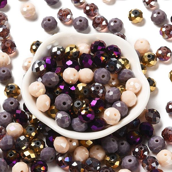 PandaHall Glass Beads, Faceted, Rondelle, Coffee, 10x8mm, Hole: 1mm, about 560pcs/500g Glass Rondelle Brown
PandaHall Glass Beads, Faceted, Rondelle, Coffee, 10x8mm, Hole: 1mm, about 560pcs/500g Glass Rondelle Brown