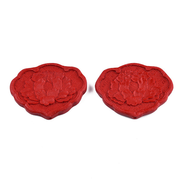PandaHall Cinnabar Beads, Carved Lacquerware, Fan, Red, 42.5x55~57x7~8.5mm, Hole: 1.8mm Cinnabar Fan Red
PandaHall Cinnabar Beads, Carved Lacquerware, Fan, Red, 42.5x55~57x7~8.5mm, Hole: 1.8mm Cinnabar Fan Red