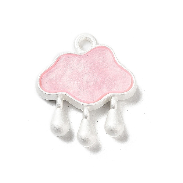 PandaHall Baking Paint Zinc Alloy with Resin Pendant, Rainny Cloud, Pink, 18.5x15.5x3mm, Hole: 1.6mm Alloy Cloud Pink
PandaHall Baking Paint Zinc Alloy with Resin Pendant, Rainny Cloud, Pink, 18.5x15.5x3mm, Hole: 1.6mm Alloy Cloud Pink