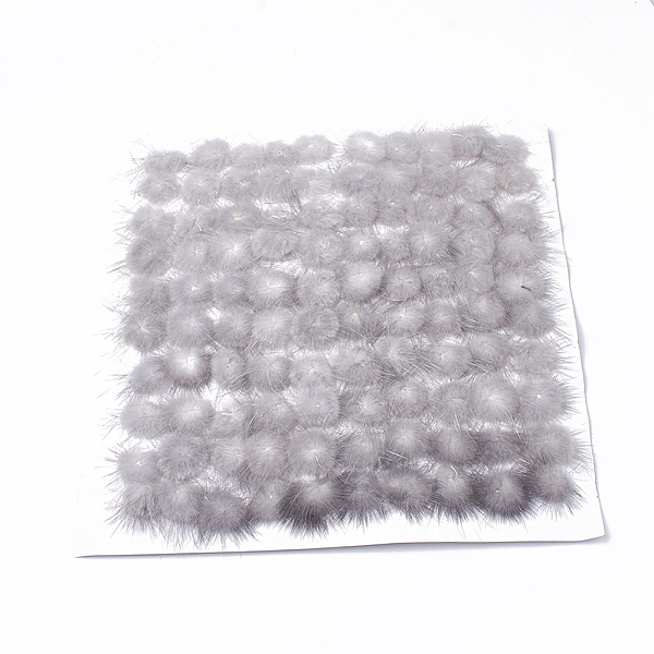 PandaHall Faux Mink Fur Ball Decoration, Pom Pom Ball, For DIY Craft, Gainsboro, 2.5~3cm Fibre Gray
PandaHall Faux Mink Fur Ball Decoration, Pom Pom Ball, For DIY Craft, Gainsboro, 2.5~3cm Fibre Gray
