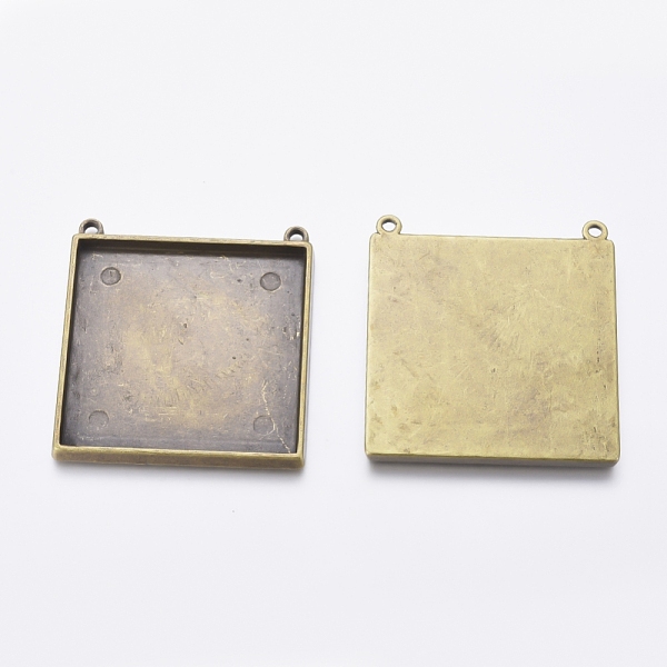 PandaHall Tibetan Style Pendant Cabochon Settings, Square, Antique Bronze, Lead Free, Cadmium Free and Nickel Free, 49mm long, 49mm wide...
PandaHall Tibetan Style Pendant Cabochon Settings, Square, Antique Bronze, Lead Free, Cadmium Free and Nickel Free, 49mm long, 49mm wide...