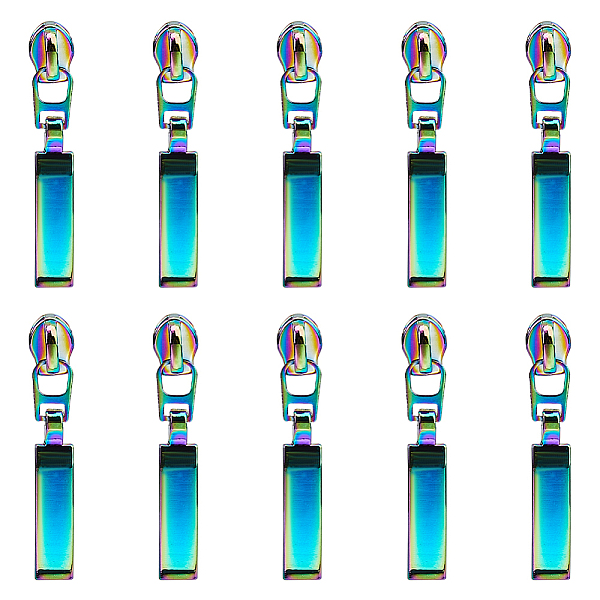 PandaHall Gorgecraft 14Pcs Rectangle #5 Zinc Alloy Replacement Zipper Sliders, for Luggage Suitcase Backpack Jacket Bags Coat, Rainbow Color...
PandaHall Gorgecraft 14Pcs Rectangle #5 Zinc Alloy Replacement Zipper Sliders, for Luggage Suitcase Backpack Jacket Bags Coat, Rainbow Color...