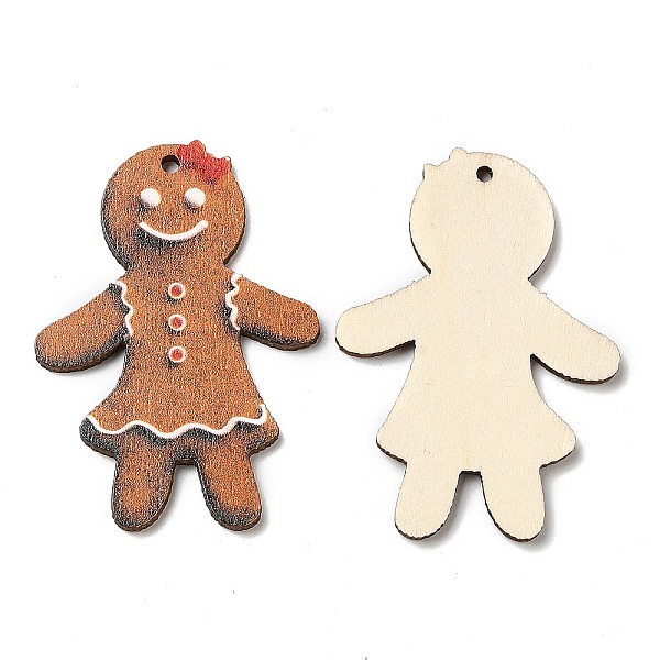 PandaHall Single Face Printed Wood Big Pendants, Christmas Charms, Gingerbread Man, 55x39x2.5mm, Hole: 2.5mm Wood Gingerbread Man Brown
PandaHall Single Face Printed Wood Big Pendants, Christmas Charms, Gingerbread Man, 55x39x2.5mm, Hole: 2.5mm Wood Gingerbread Man Brown