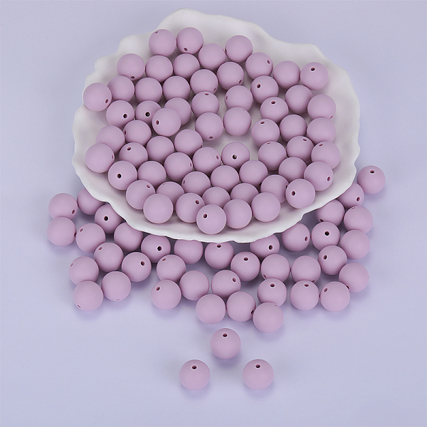PandaHall Round Silicone Focal Beads, Chewing Beads For Teethers, DIY Nursing Necklaces Making, Lavender, 15mm, Hole: 2mm Silicone Round..., Purple
PandaHall Round Silicone Focal Beads, Chewing Beads For Teethers, DIY Nursing Necklaces Making, Lavender, 15mm, Hole: 2mm Silicone Round..., Purple