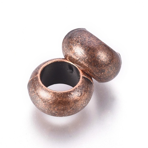 PandaHall Tibetan Style Rondelle European Beads, Large Hole Beads, Cadmium Free & Nickel Free & Lead Free, Red Copper, 5.5x9.5mm, Hole: 5mm...
PandaHall Tibetan Style Rondelle European Beads, Large Hole Beads, Cadmium Free & Nickel Free & Lead Free, Red Copper, 5.5x9.5mm, Hole: 5mm...