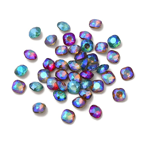 PandaHall Glass Rhinestone Cabochons, Pointed Back & Back Plated, Faceted, Square, Mixed Color, 6x6x3mm Glass Rhinestone Square Multicolor
PandaHall Glass Rhinestone Cabochons, Pointed Back & Back Plated, Faceted, Square, Mixed Color, 6x6x3mm Glass Rhinestone Square Multicolor