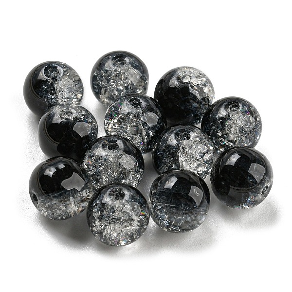 PandaHall Transparent Spray Painting Crackle Glass Beads, Round, Black, 10mm, Hole: 1.6mm, 200pcs/bag Glass Round Black
PandaHall Transparent Spray Painting Crackle Glass Beads, Round, Black, 10mm, Hole: 1.6mm, 200pcs/bag Glass Round Black