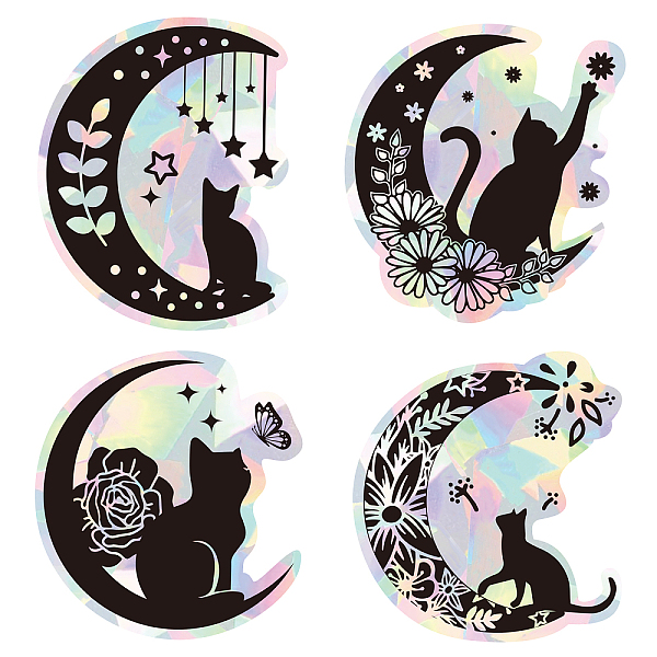 PandaHall 4Pcs 4 Patterns PVC Colored Laser Stained Window Film Adhesive Static Stickers, Electrostatic Window Stickers, Cat Pattern...
PandaHall 4Pcs 4 Patterns PVC Colored Laser Stained Window Film Adhesive Static Stickers, Electrostatic Window Stickers, Cat Pattern...