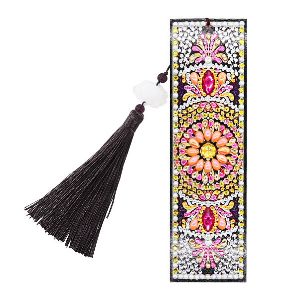 PandaHall DIY Diamond Painting Kits For Bookmark Making, including Tassel, Resin Rhinestones, Diamond Sticky Pen, Tray Plate and Glue Clay...
PandaHall DIY Diamond Painting Kits For Bookmark Making, including Tassel, Resin Rhinestones, Diamond Sticky Pen, Tray Plate and Glue Clay...