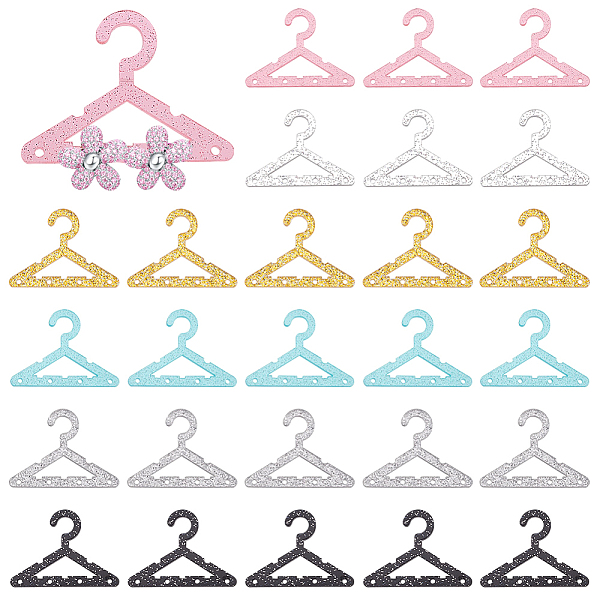 PandaHall 30Pcs 6 Colors Acrylic Earring Display Accessories, with Glitter Powder, for Earring Organizer Holder, Clothes Hanger Shape..., Multicolor
PandaHall 30Pcs 6 Colors Acrylic Earring Display Accessories, with Glitter Powder, for Earring Organizer Holder, Clothes Hanger Shape..., Multicolor