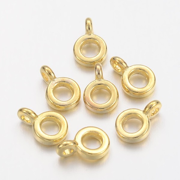 PandaHall Tibetan Style Hangers, Bail Beads, Rondelle, Golden, Cadmium Free & Nickel Free & Lead Free, 6.5x2mm, Hole: 2mm, Inner Diameter...
PandaHall Tibetan Style Hangers, Bail Beads, Rondelle, Golden, Cadmium Free & Nickel Free & Lead Free, 6.5x2mm, Hole: 2mm, Inner Diameter...