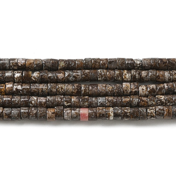 PandaHall Natural Snowflake Obsidian Beads Strands, Disc, Heishi Beads, 3x2~2.5mm, Hole: 0.9mm, about 180~182pcs/strand, 15.04~15.16''...
PandaHall Natural Snowflake Obsidian Beads Strands, Disc, Heishi Beads, 3x2~2.5mm, Hole: 0.9mm, about 180~182pcs/strand, 15.04~15.16''...