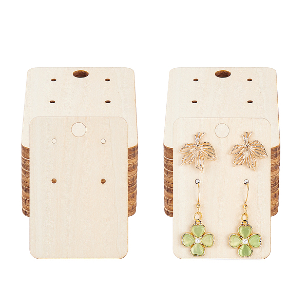 PandaHall Wood Earring Display Card with Hanging Hole, Jewelry Display Cards for Earring Display, Rectangle, 7.2x5x0.3cm, 24pcs/set Wood...
PandaHall Wood Earring Display Card with Hanging Hole, Jewelry Display Cards for Earring Display, Rectangle, 7.2x5x0.3cm, 24pcs/set Wood...