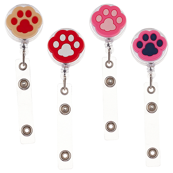 PandaHall CHGCRAFT 4 Pcs 4 Styles PVC Paw Badge Reel, Retractable Badge Holder, with Iron Alligator Clip, Lightweight & Easy Retracting..., Multicolor
PandaHall CHGCRAFT 4 Pcs 4 Styles PVC Paw Badge Reel, Retractable Badge Holder, with Iron Alligator Clip, Lightweight & Easy Retracting..., Multicolor