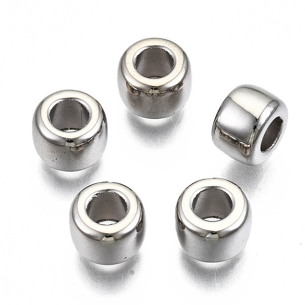 PandaHall CCB Plastic European Beads, Large Hole Beads, Column, Platinum, 8x5.5mm, Hole: 4mm, about 2050pcs/500g Plastic Column
PandaHall CCB Plastic European Beads, Large Hole Beads, Column, Platinum, 8x5.5mm, Hole: 4mm, about 2050pcs/500g Plastic Column