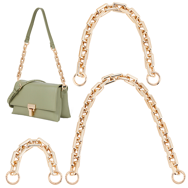 PandaHall 3 Size Bag Strap Extender Gold Chunky Chain Strap Extender Plastic Handle Bag Accessories for Purse Shoulder Bag Replacement...
PandaHall 3 Size Bag Strap Extender Gold Chunky Chain Strap Extender Plastic Handle Bag Accessories for Purse Shoulder Bag Replacement...