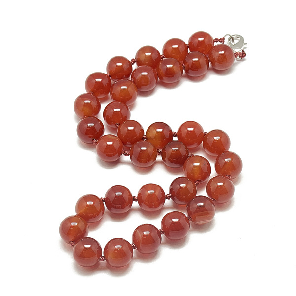 PandaHall Natural Carnelian Beaded Necklaces, with Alloy Lobster Clasps, Round, Dyed, 18.8 inch~19.2 inch(48~49cm), round: 10mm Carnelian
PandaHall Natural Carnelian Beaded Necklaces, with Alloy Lobster Clasps, Round, Dyed, 18.8 inch~19.2 inch(48~49cm), round: 10mm Carnelian