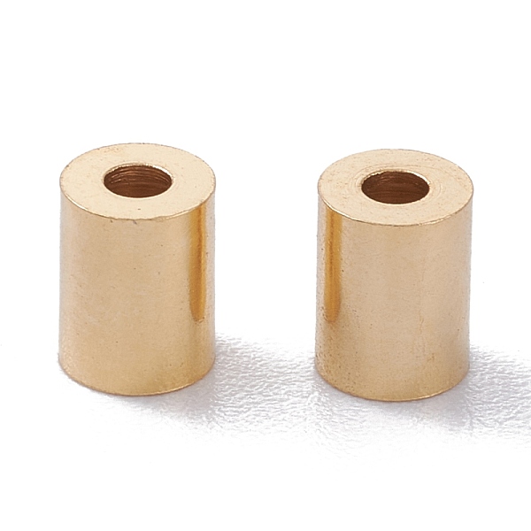 PandaHall Brass Cord Ends, End Caps, Long-Lasting Plated, Column, Real 24K Gold Plated, 6x4.5mm, Hole: 1.8mm, Inner Diameter: 4mm Brass
PandaHall Brass Cord Ends, End Caps, Long-Lasting Plated, Column, Real 24K Gold Plated, 6x4.5mm, Hole: 1.8mm, Inner Diameter: 4mm Brass