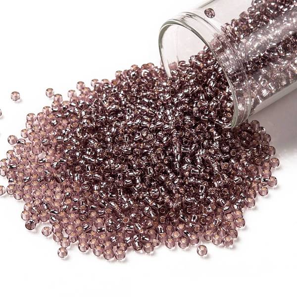 PandaHall TOHO Round Seed Beads, Japanese Seed Beads, (26) Silver Lined Light Amethyst, 11/0, 2.2mm, Hole: 0.8mm, about 1110pcs/bottle..., Purple
PandaHall TOHO Round Seed Beads, Japanese Seed Beads, (26) Silver Lined Light Amethyst, 11/0, 2.2mm, Hole: 0.8mm, about 1110pcs/bottle..., Purple