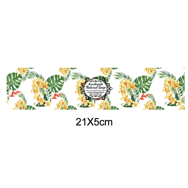 PandaHall Handmade Soap Paper Tag, Both Sides Coated Art Paper Tape with Tectorial Membrane, Rectangle with Leaf/Flower Pattern & Word, for...
PandaHall Handmade Soap Paper Tag, Both Sides Coated Art Paper Tape with Tectorial Membrane, Rectangle with Leaf/Flower Pattern & Word, for...