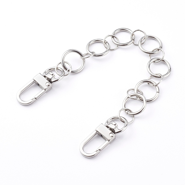 PandaHall Iron & 304 Stainless Steel Bag Extender Chains, with Zinc Alloy Swivel Clasps, for Bag Strap Extender Replacement, Platinum...
PandaHall Iron & 304 Stainless Steel Bag Extender Chains, with Zinc Alloy Swivel Clasps, for Bag Strap Extender Replacement, Platinum...
