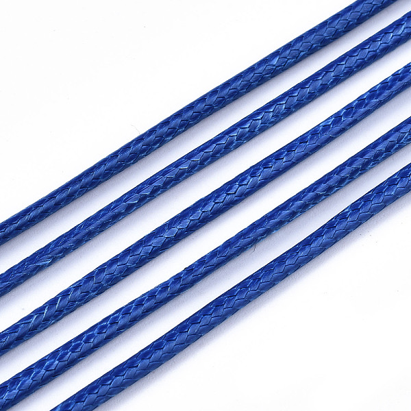 PandaHall Waxed Polyester Cords, for Jewelry Making, Blue, 1.5mm, about 10m/roll Waxed Polyester Cord Round Blue
PandaHall Waxed Polyester Cords, for Jewelry Making, Blue, 1.5mm, about 10m/roll Waxed Polyester Cord Round Blue