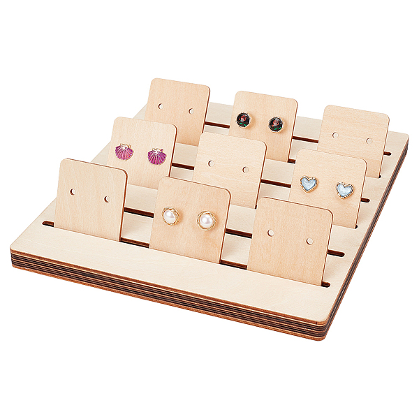PandaHall PH Wood Earring Jewelry Stands, Earring Necklace Holder Display with 18pcs Earring Display Cards Earring Display Stands for..., Orange
PandaHall PH Wood Earring Jewelry Stands, Earring Necklace Holder Display with 18pcs Earring Display Cards Earring Display Stands for..., Orange
