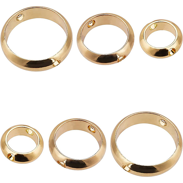 PandaHall BENECREAT 54Pcs 3 Size Round Brass Bead Frames 18K Gold Plated Loose Metal Beads Craft DIY Jewelry Making Findings Brass Ring
PandaHall BENECREAT 54Pcs 3 Size Round Brass Bead Frames 18K Gold Plated Loose Metal Beads Craft DIY Jewelry Making Findings Brass Ring