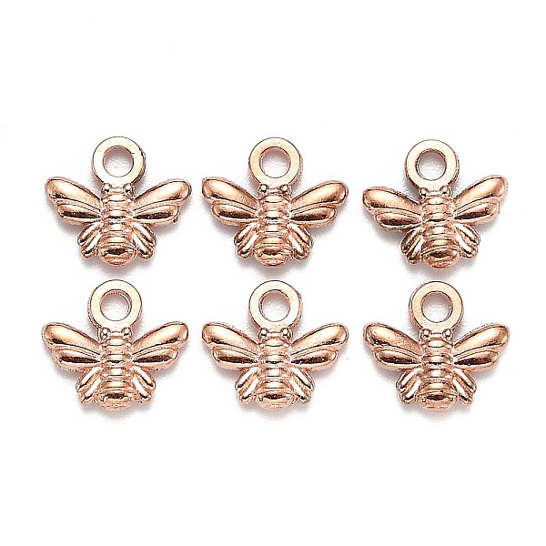 PandaHall Tibetan Style Alloy Charms, Lead Free, Bee Shape, Rose Gold, 10x11x2mm, Hole: 2mm Alloy Bees
PandaHall Tibetan Style Alloy Charms, Lead Free, Bee Shape, Rose Gold, 10x11x2mm, Hole: 2mm Alloy Bees