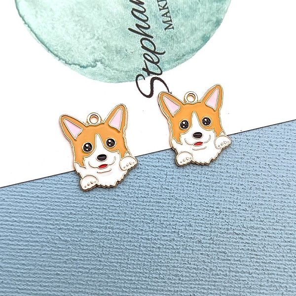 PandaHall Alloy Enamel Puppy Pendants, Cute Dog Charms, Orange, 23x20mm Alloy+Enamel Dog Orange
PandaHall Alloy Enamel Puppy Pendants, Cute Dog Charms, Orange, 23x20mm Alloy+Enamel Dog Orange