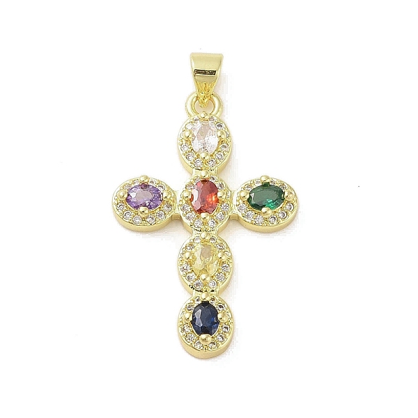 PandaHall Real 18K Gold Plated Brass Micro Pave Random Color Cubic Zirconia Pendants, with Glass, Cross, Colorful, 31x21x4mm, Hole: 4x3.3mm...
PandaHall Real 18K Gold Plated Brass Micro Pave Random Color Cubic Zirconia Pendants, with Glass, Cross, Colorful, 31x21x4mm, Hole: 4x3.3mm...