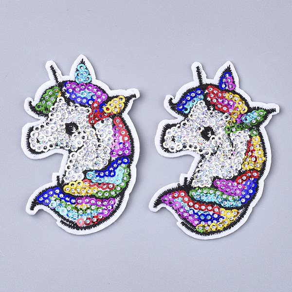 PandaHall Computerized Embroidery Cloth Iron On Patches, with Paillette, Costume Accessories, Appliques, Unicorn, Colorful, 67x43.5x1.5mm...
PandaHall Computerized Embroidery Cloth Iron On Patches, with Paillette, Costume Accessories, Appliques, Unicorn, Colorful, 67x43.5x1.5mm...