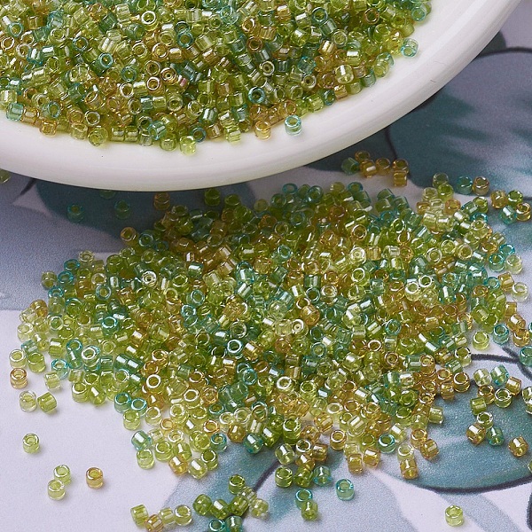 PandaHall MIYUKI Delica Beads, Cylinder, Japanese Seed Beads, 11/0, (DB0983) Sparkling Lined Lemon Lime Mix(Yellow Green Chartreuse)...
PandaHall MIYUKI Delica Beads, Cylinder, Japanese Seed Beads, 11/0, (DB0983) Sparkling Lined Lemon Lime Mix(Yellow Green Chartreuse)...