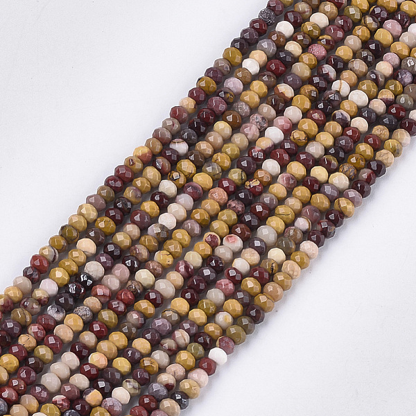 PandaHall Natural Mookaite Beads Strands, Faceted, Rondelle, 3.5~4x2.5~3mm, Hole: 1mm, about 120~122pcs/strand, 14.9 inch~15.1 inch Mookaite...
PandaHall Natural Mookaite Beads Strands, Faceted, Rondelle, 3.5~4x2.5~3mm, Hole: 1mm, about 120~122pcs/strand, 14.9 inch~15.1 inch Mookaite...