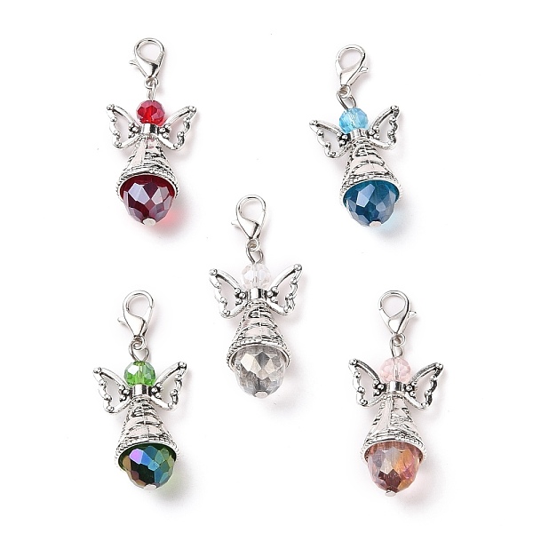 PandaHall Alloy Pendants, with Mixed Color Electroplate Glass Beads, Tibetan Style Alloy Beads, Tibetan Style Cone Alloy Bead Caps, Lobster..., Multicolor
PandaHall Alloy Pendants, with Mixed Color Electroplate Glass Beads, Tibetan Style Alloy Beads, Tibetan Style Cone Alloy Bead Caps, Lobster..., Multicolor