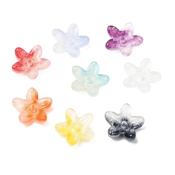 PandaHall Glass Beads, Five-petaled Flower, Mixed Color, 13.5x14x4.5mm, Hole: 1.2mm Glass Flower Multicolor
PandaHall Glass Beads, Five-petaled Flower, Mixed Color, 13.5x14x4.5mm, Hole: 1.2mm Glass Flower Multicolor