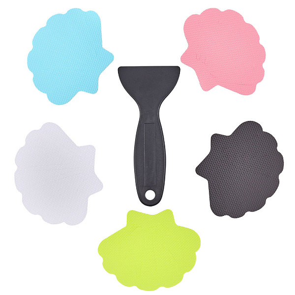 PandaHall Globleland 5 Bags Shell-Shaped Rubber Bathtub Non-Slip Stickers, Safety Shower Treads Adhesive Decals, 1Pc Plastic Scrapers..., Multicolor
PandaHall Globleland 5 Bags Shell-Shaped Rubber Bathtub Non-Slip Stickers, Safety Shower Treads Adhesive Decals, 1Pc Plastic Scrapers..., Multicolor