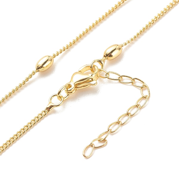 PandaHall Brass Satellite Chains Necklace for Women, Cadmium Free & Lead Free, Real 18K Gold Plated, 17.56 inch(44.6cm) Brass
PandaHall Brass Satellite Chains Necklace for Women, Cadmium Free & Lead Free, Real 18K Gold Plated, 17.56 inch(44.6cm) Brass