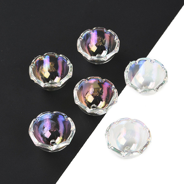PandaHall UV Plating Acrylic Beads Caps, Iridescent, Semicircle, Colorful, 22x12.5mm, Hole: 1mm Acrylic
PandaHall UV Plating Acrylic Beads Caps, Iridescent, Semicircle, Colorful, 22x12.5mm, Hole: 1mm Acrylic