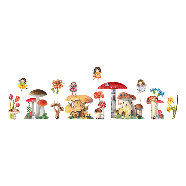 PandaHall SUPERDANT Mushroom Elf Wall Decal Mushroom House Wall Sticker Fairy Tale Stickers Vinyl Wall Art Peel and Stick for Nursery...
PandaHall SUPERDANT Mushroom Elf Wall Decal Mushroom House Wall Sticker Fairy Tale Stickers Vinyl Wall Art Peel and Stick for Nursery...