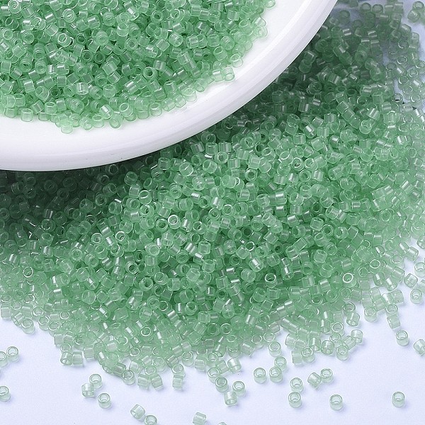 PandaHall MIYUKI Delica Beads, Cylinder, Japanese Seed Beads, 11/0, (DB1414) Transparent Mint, 1.3x1.6mm, Hole: 0.8mm, about 10000pcs/bag..., Green
PandaHall MIYUKI Delica Beads, Cylinder, Japanese Seed Beads, 11/0, (DB1414) Transparent Mint, 1.3x1.6mm, Hole: 0.8mm, about 10000pcs/bag..., Green