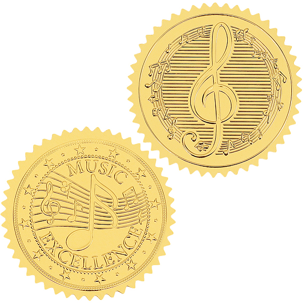 PandaHall CRASPIRE 2 Styles Music Note Certificate Embossed Stickers 200Pcs 2" Vintage Gold Foil Seals Self Adhesive Sticker Decor Labels...
PandaHall CRASPIRE 2 Styles Music Note Certificate Embossed Stickers 200Pcs 2" Vintage Gold Foil Seals Self Adhesive Sticker Decor Labels...