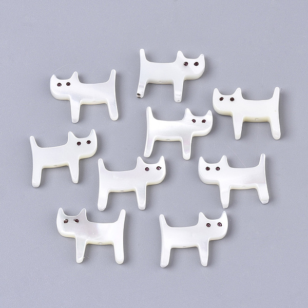 PandaHall Natural Trochid Shell/Trochus Shell Beads, Cat Shape, 11.5x14x2mm, Hole: 0.8mm Trochus Shell Cat Shape
PandaHall Natural Trochid Shell/Trochus Shell Beads, Cat Shape, 11.5x14x2mm, Hole: 0.8mm Trochus Shell Cat Shape