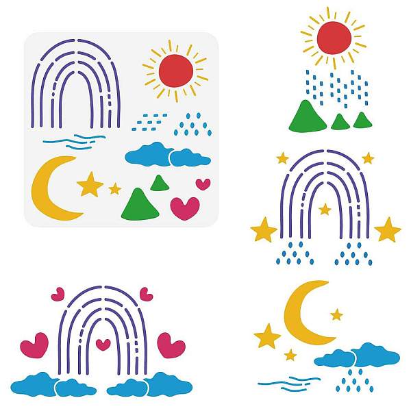 PandaHall PET Hollow Out Drawing Painting Stencils, for DIY Scrapbook, Photo Album, Cloud, 30x30cm Plastic Cloud
PandaHall PET Hollow Out Drawing Painting Stencils, for DIY Scrapbook, Photo Album, Cloud, 30x30cm Plastic Cloud