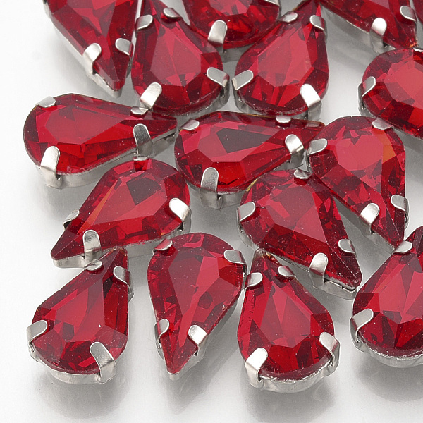 PandaHall Sew on Rhinestone, Multi-strand Links, Glass Rhinestone, with Brass Prong Settings, Garments Accessories, Faceted, teardrop..., Red
PandaHall Sew on Rhinestone, Multi-strand Links, Glass Rhinestone, with Brass Prong Settings, Garments Accessories, Faceted, teardrop..., Red