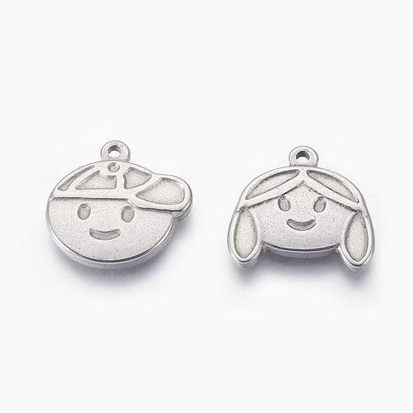 PandaHall 304 Stainless Steel Pendants, Children, Stainless Steel Color, 20x20x3mm, Hole: 1.6mm 304 Stainless Steel Human
PandaHall 304 Stainless Steel Pendants, Children, Stainless Steel Color, 20x20x3mm, Hole: 1.6mm 304 Stainless Steel Human